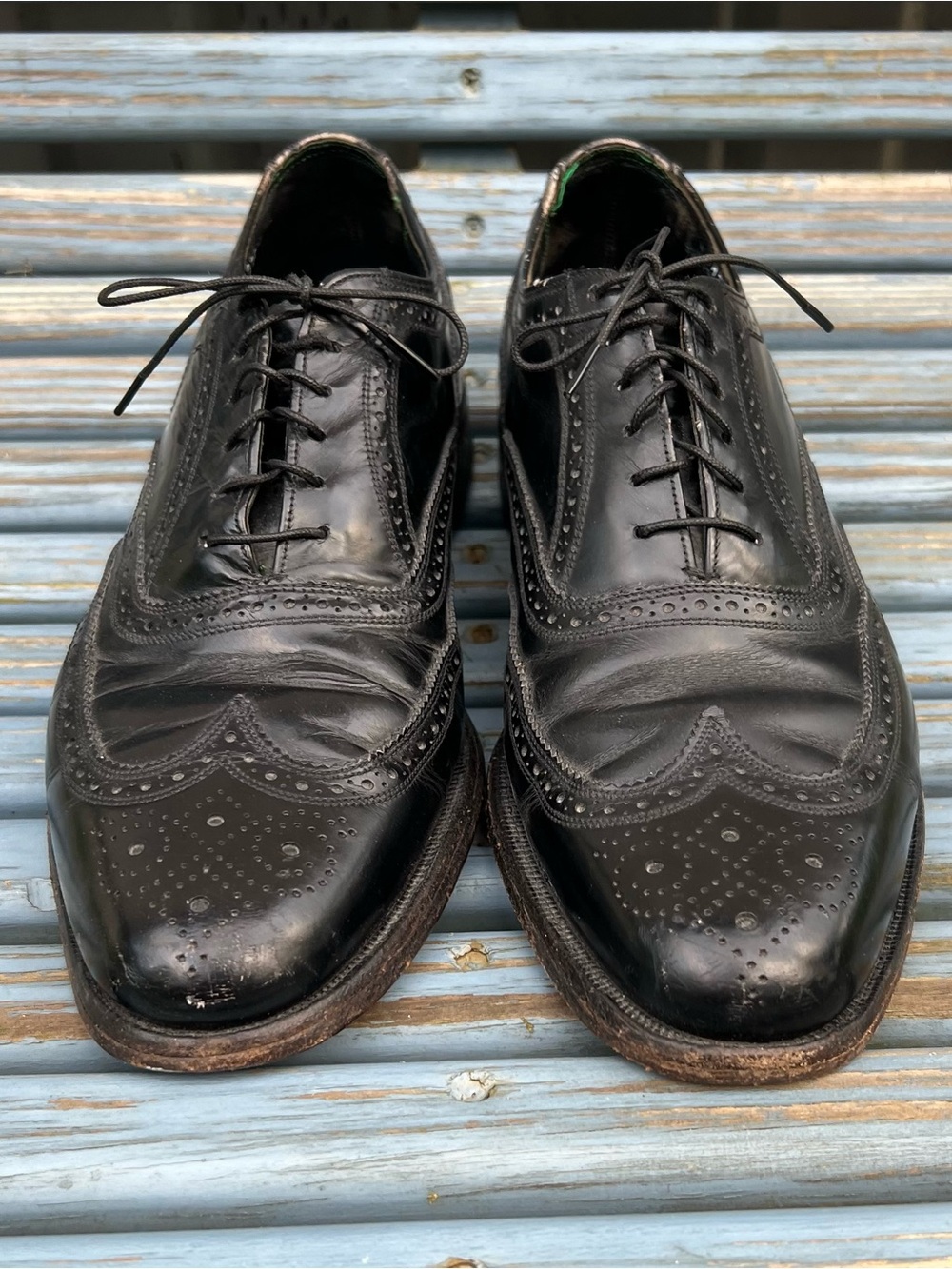 Vintage Florsheim Imperial Wingtip Shoes